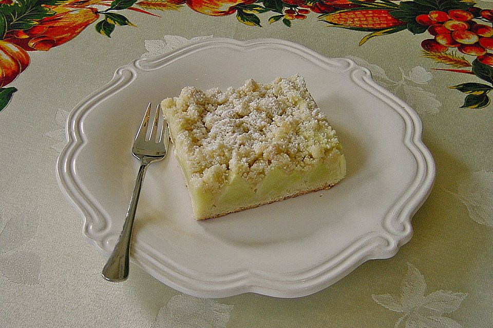 Apfel-Streuselkuchen vom Blech