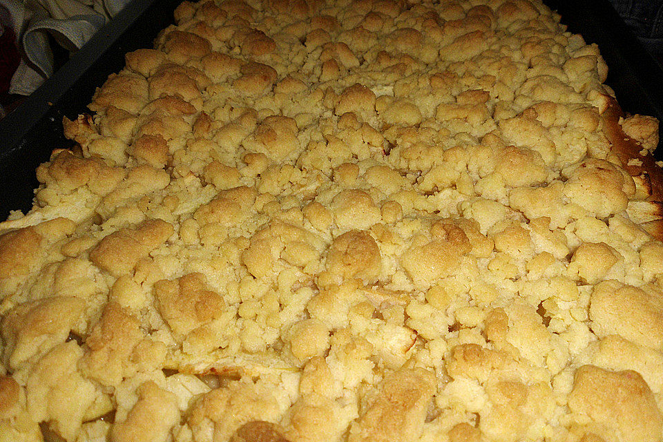 Apfel-Streuselkuchen vom Blech