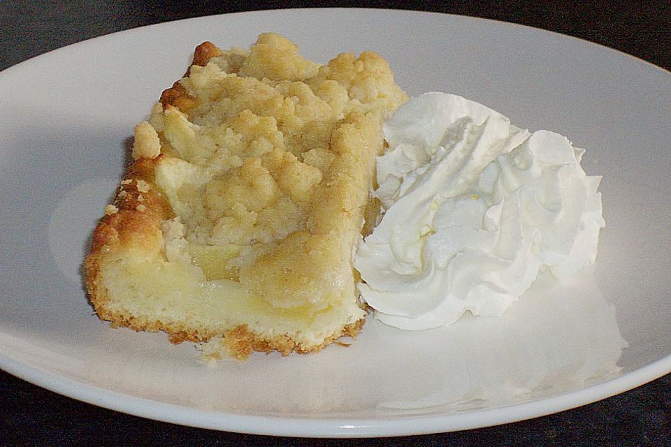 Apfel-Streuselkuchen vom Blech