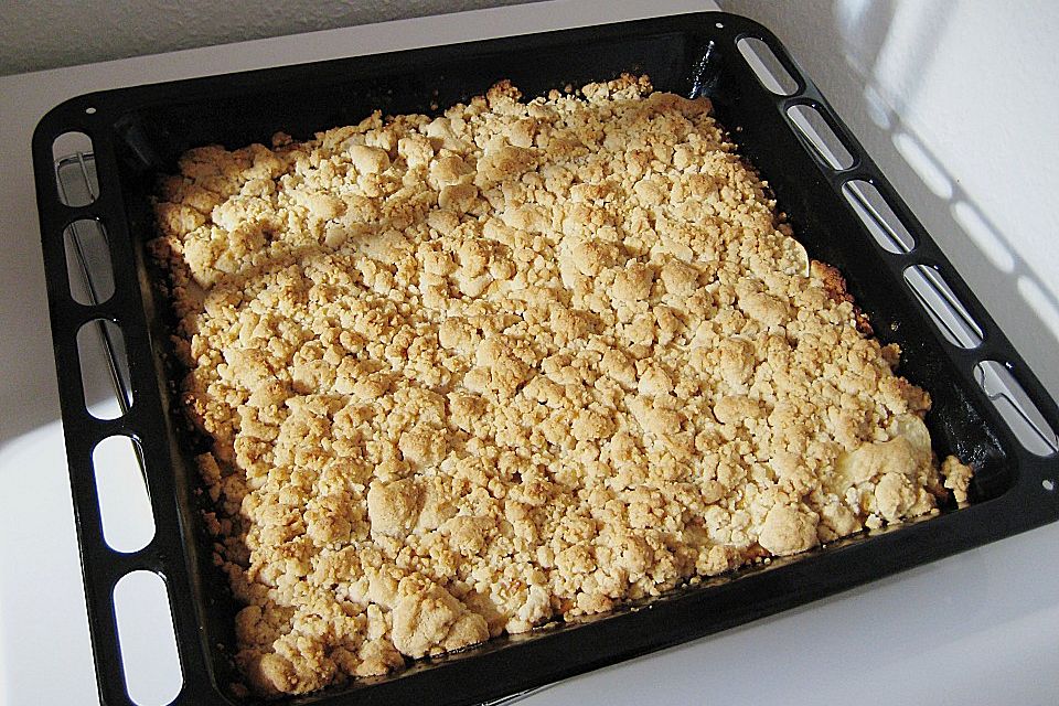 Apfel-Streuselkuchen vom Blech