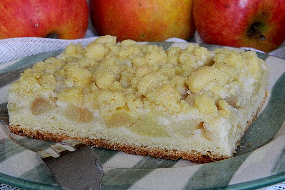 Apfel-Streuselkuchen vom Blech