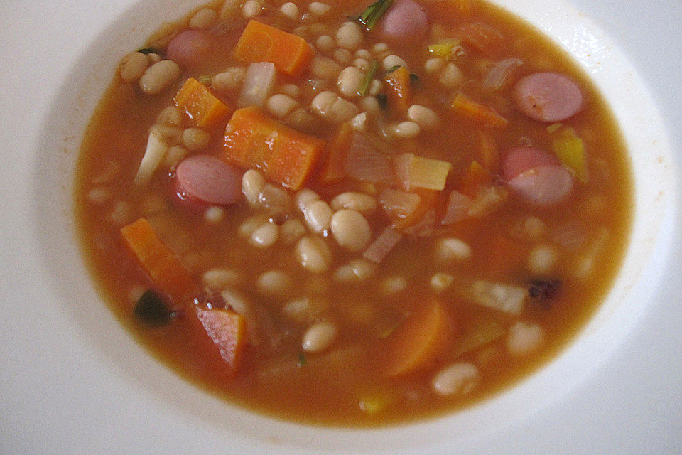 Astrids schnelle Bohnensuppe