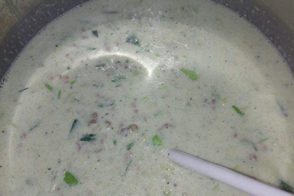 Käse - Lauchcremesuppe