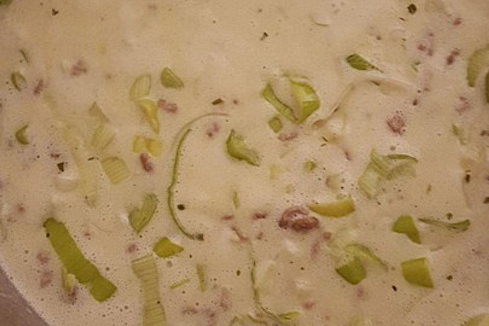 Käse - Lauchcremesuppe