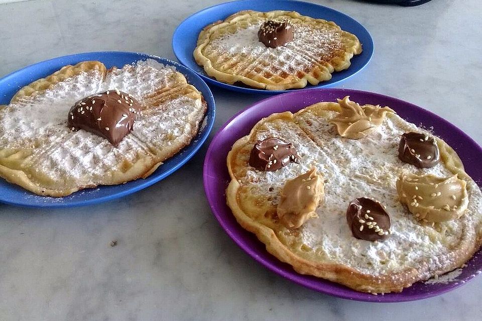 Luftige Waffeln