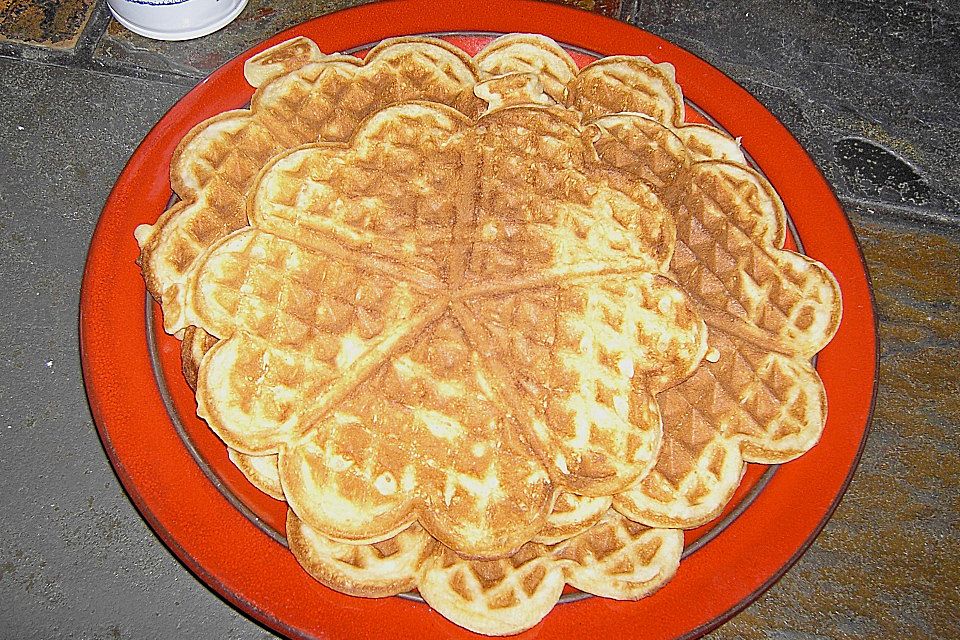 Luftige Waffeln