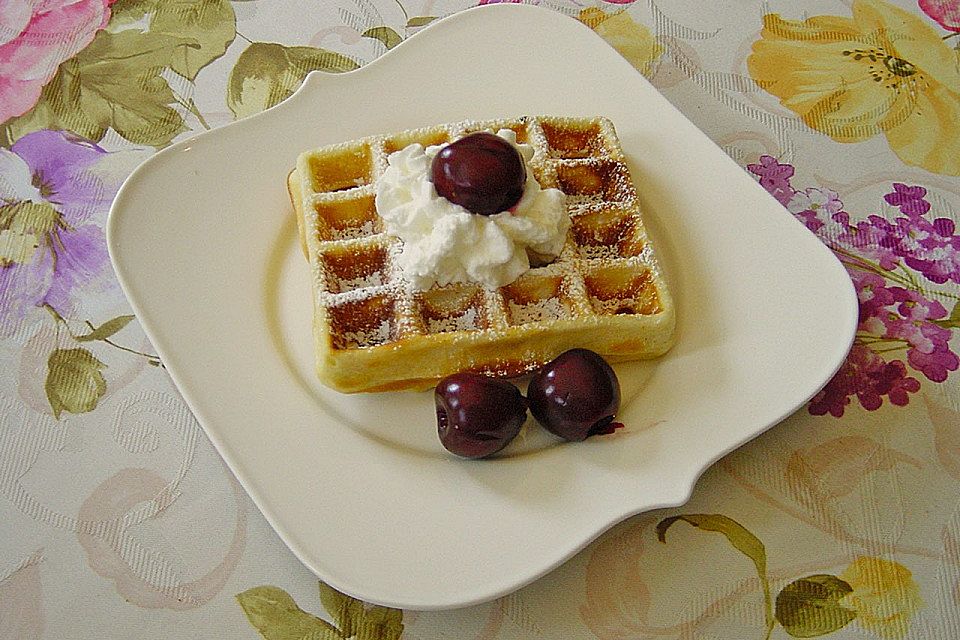 Luftige Waffeln