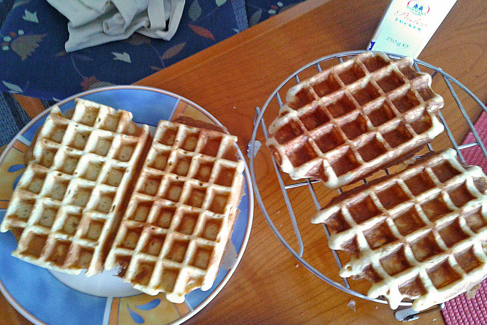 Luftige Waffeln