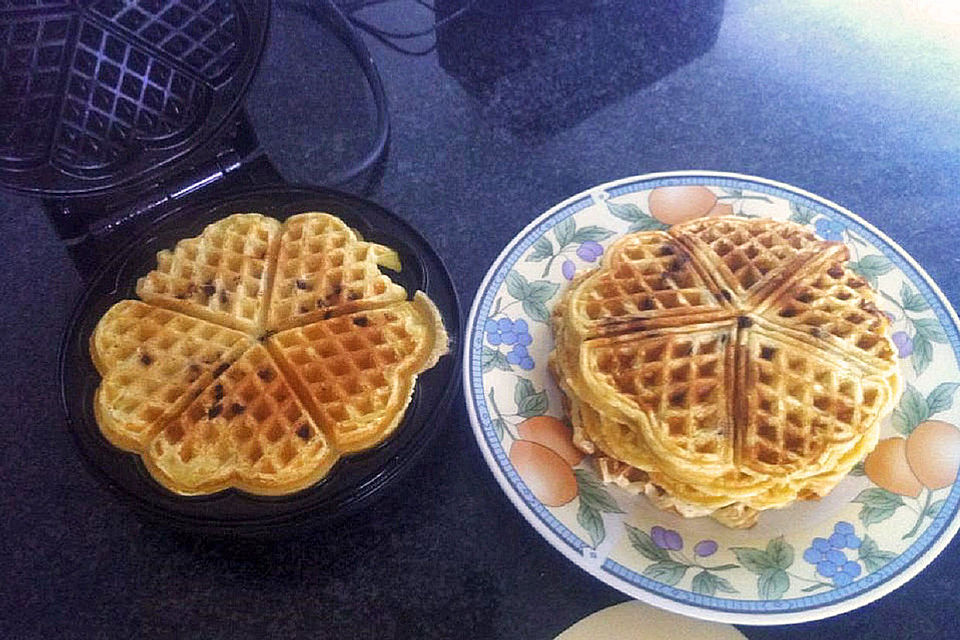 Luftige Waffeln