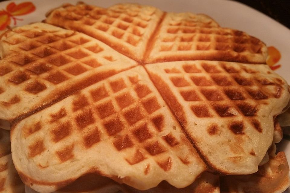 Luftige Waffeln