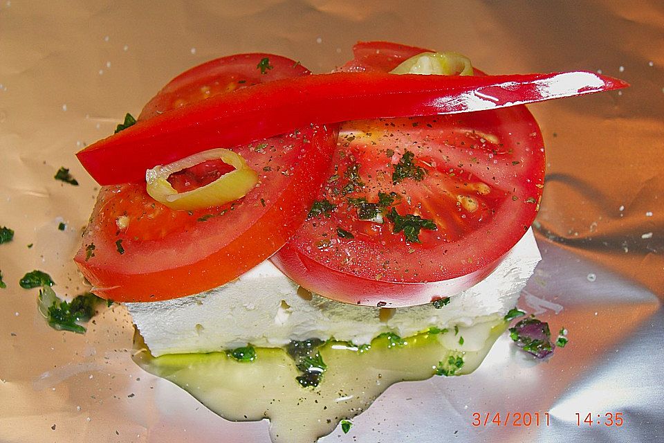 Feta vom Grill