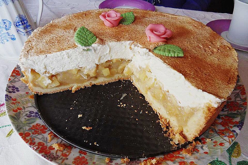 Apfel - Sahne - Torte