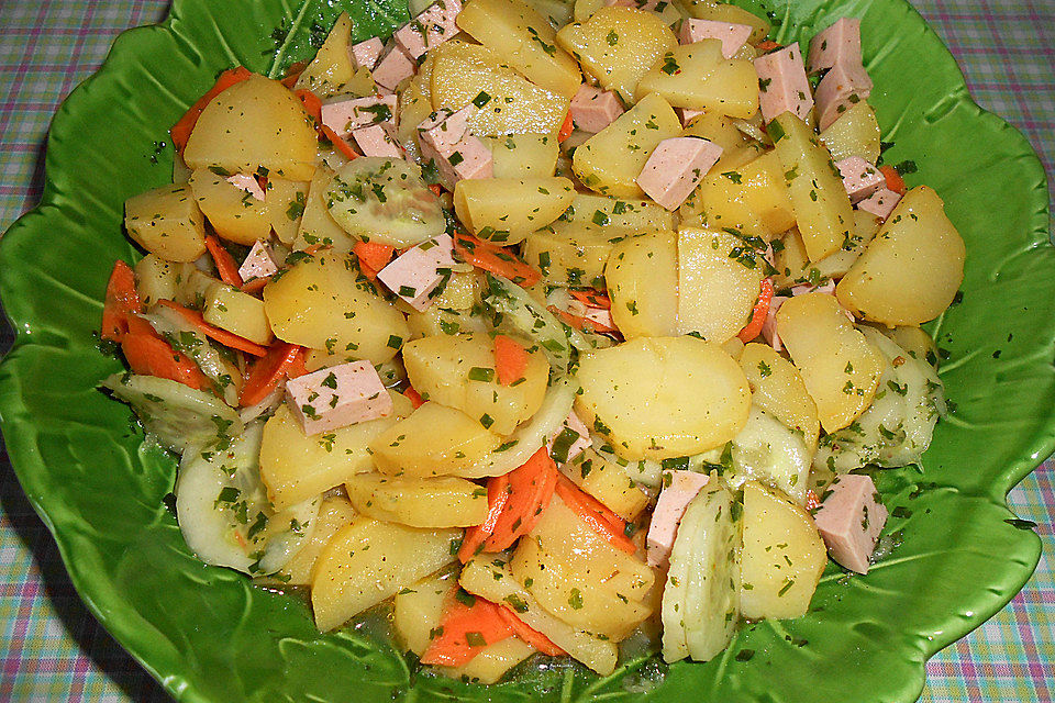 Kartoffelsalat mit Bremer Gekochten