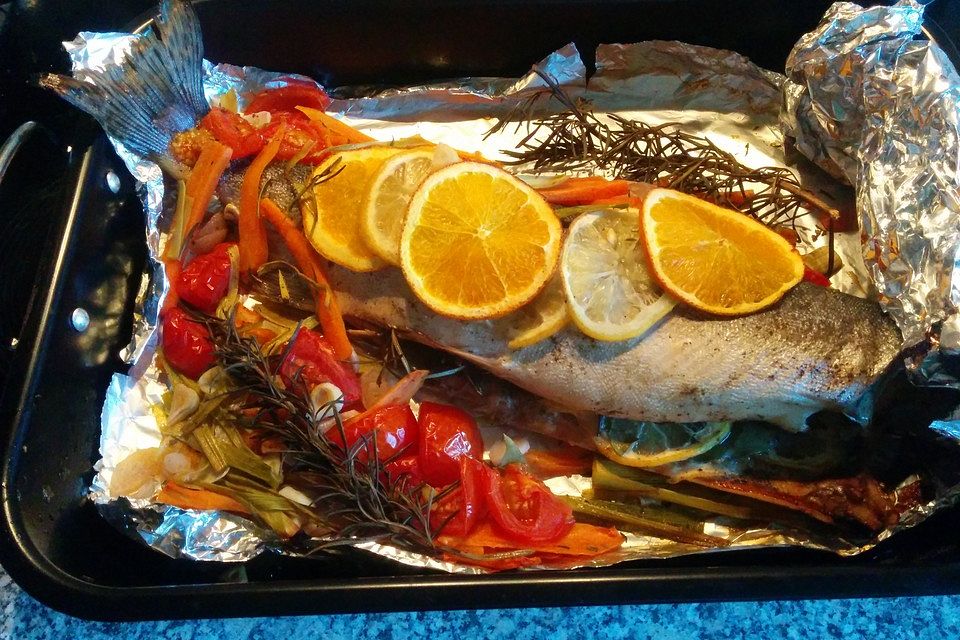 Lachs aus dem Ofen