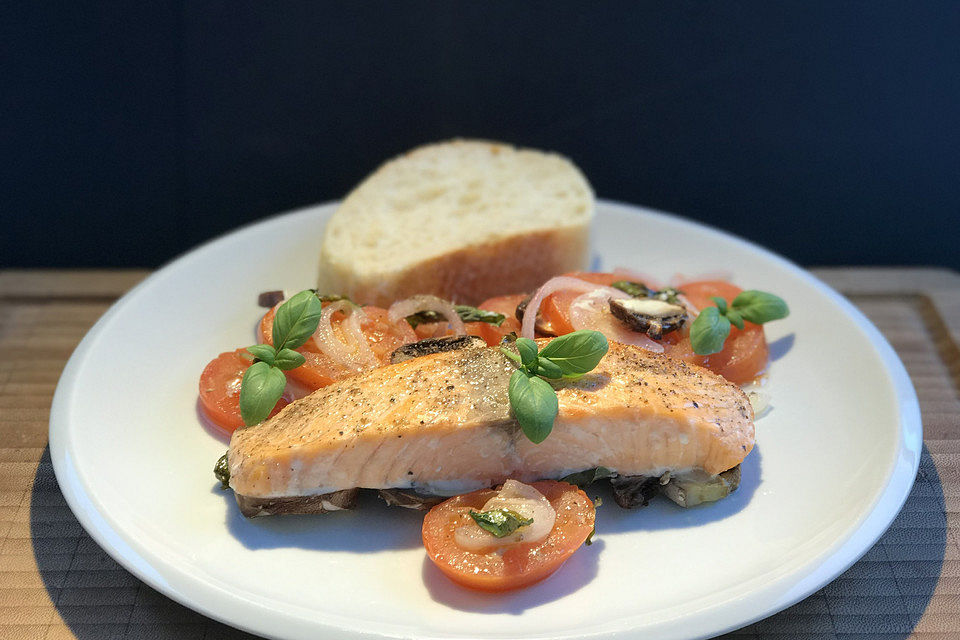 Lachs aus dem Ofen