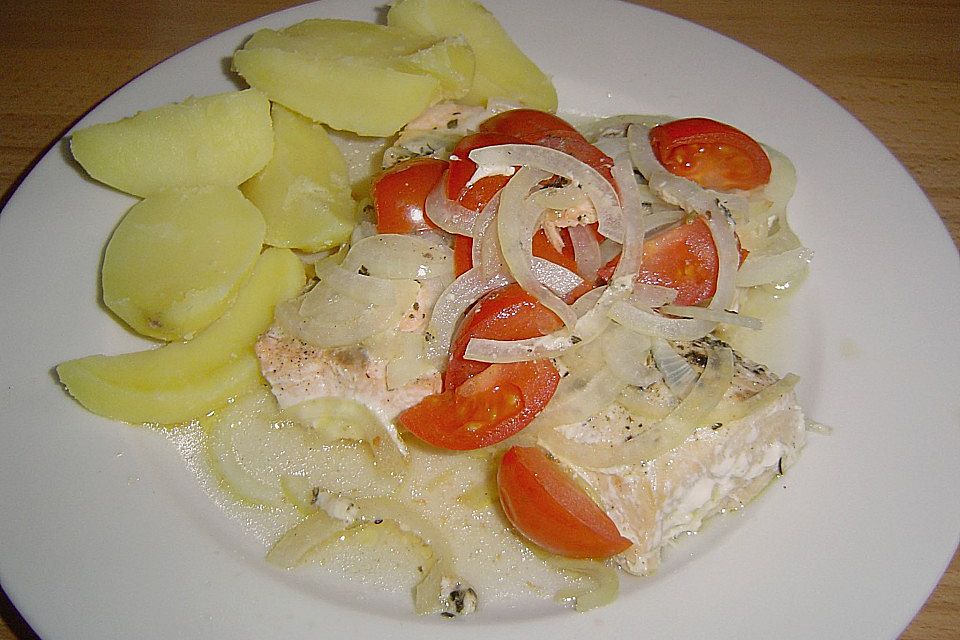 Lachs aus dem Ofen