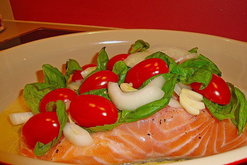 Lachs aus dem Ofen