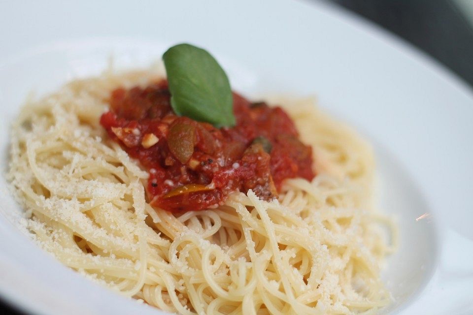 Penne Al Arrabiata vegetarisch