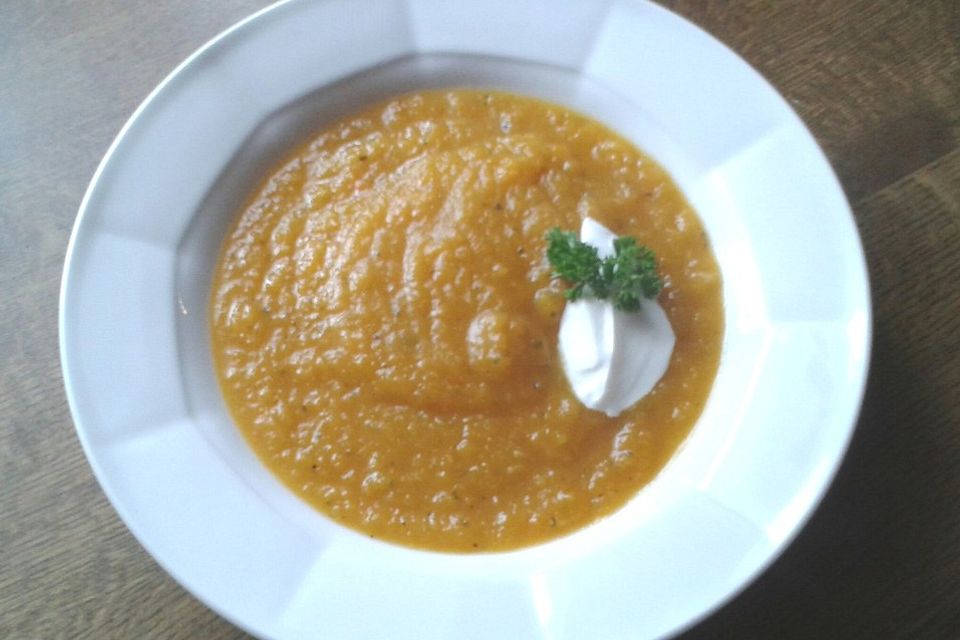 Kürbiscremesuppe