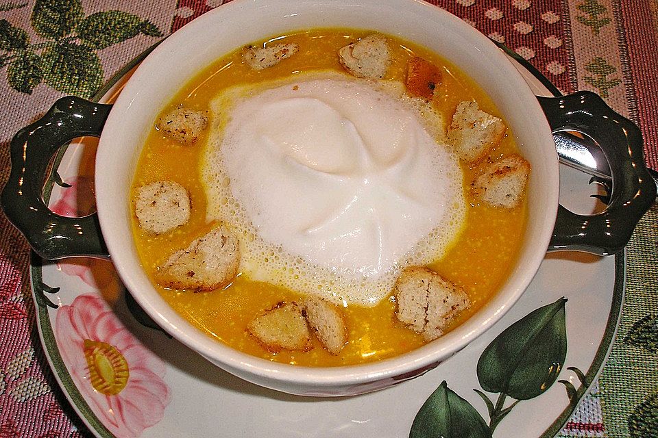 Kürbiscremesuppe