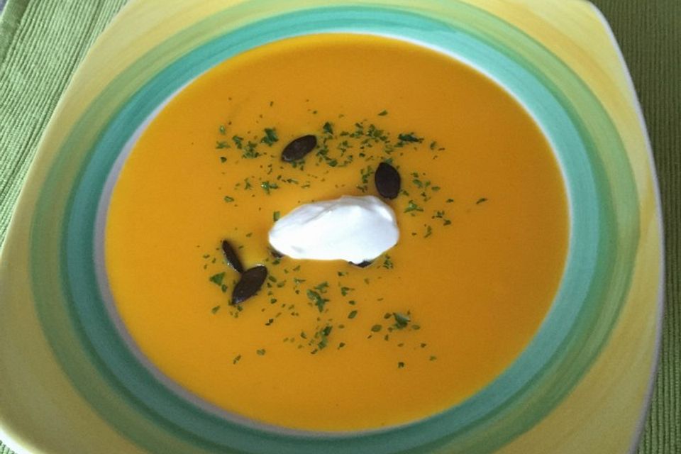 Kürbiscremesuppe