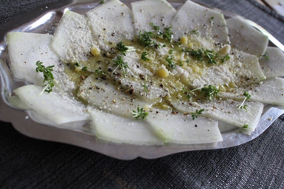 Kohlrabi Carpaccio