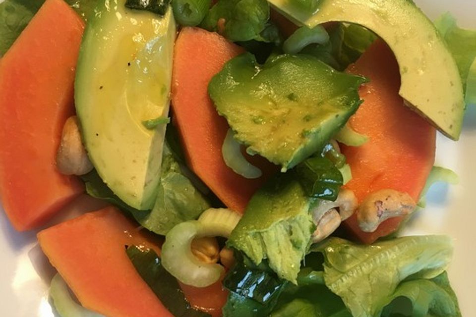 Avocado - Papaya - Salat