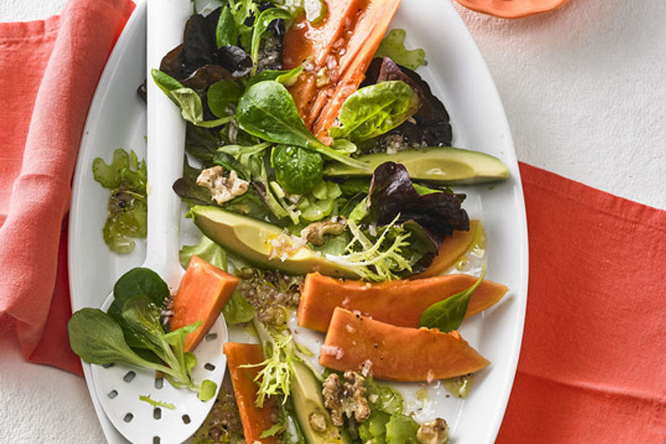 Avocado - Papaya - Salat