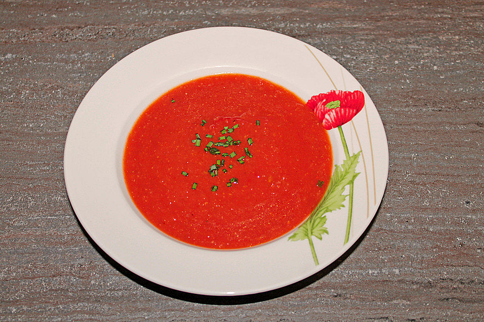 Kürbis - Tomatensuppe