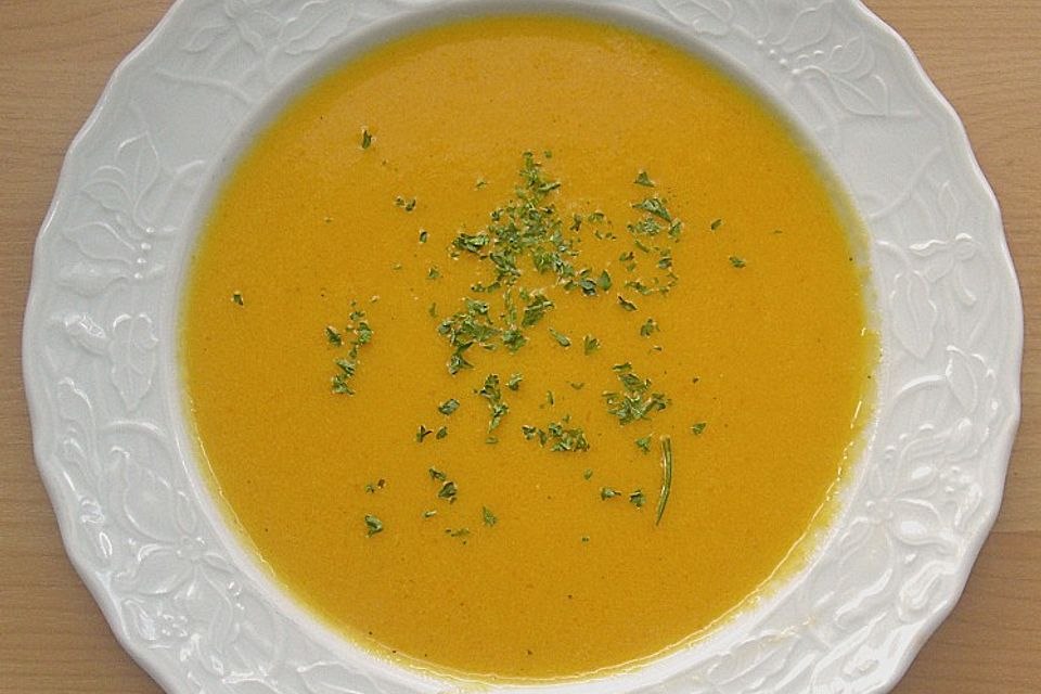 Karottencremesuppe