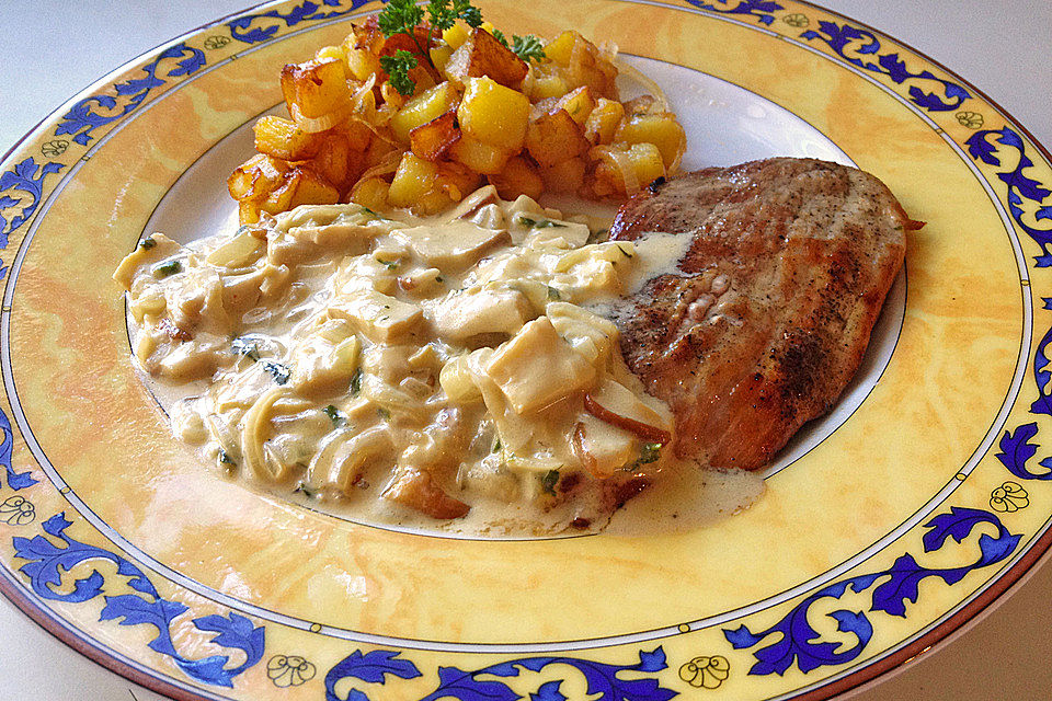 Rinderhüftsteak Stroganoff