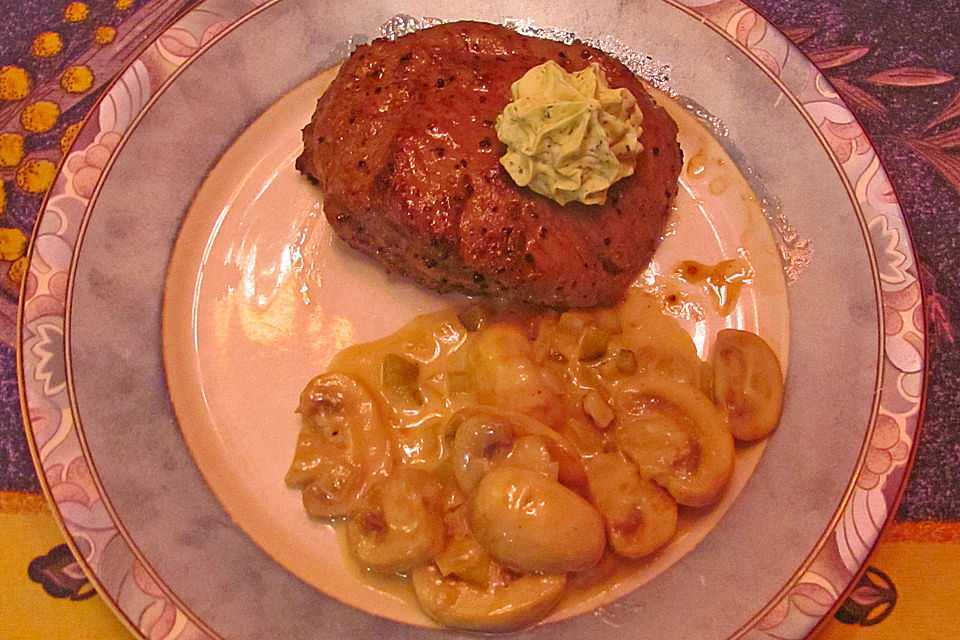 Rinderhüftsteak Stroganoff