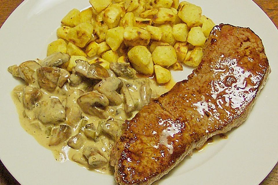 Rinderhüftsteak Stroganoff