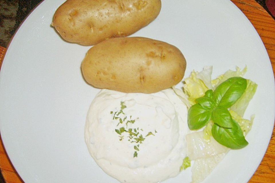 Pellkartoffeln mit Quark