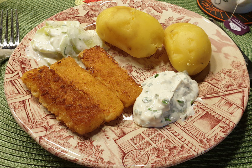 Pellkartoffeln mit Quark