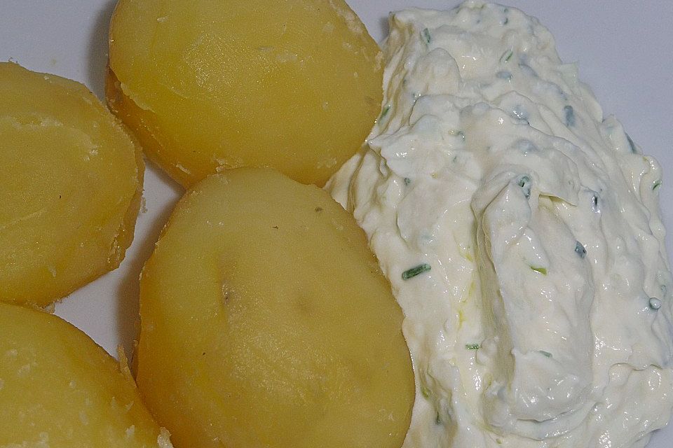 Pellkartoffeln mit Quark