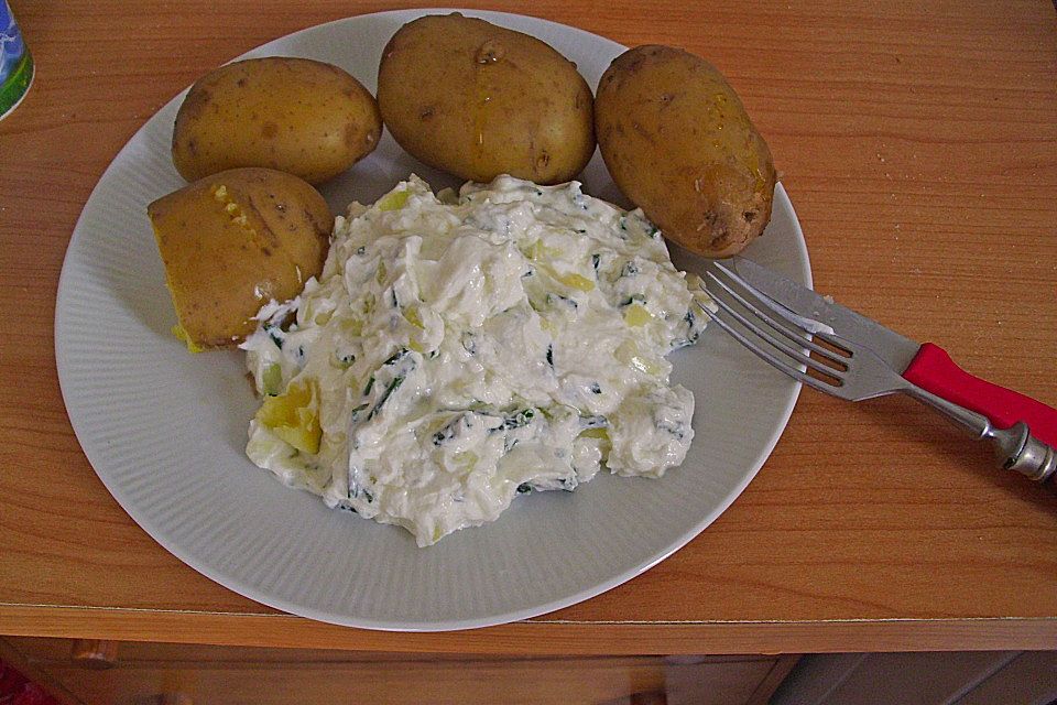 Pellkartoffeln mit Quark