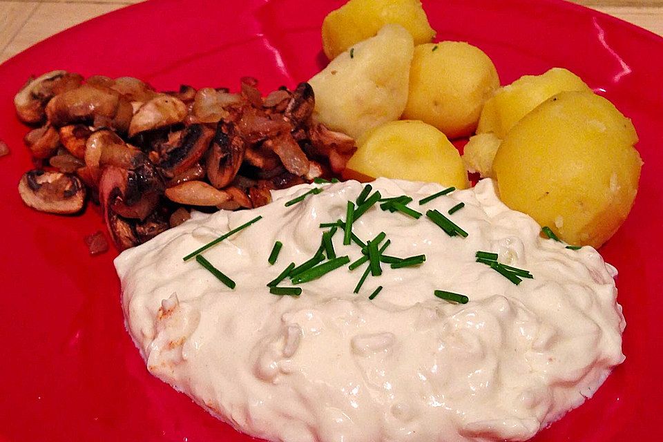 Pellkartoffeln mit Quark