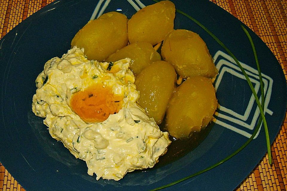 Pellkartoffeln mit Quark