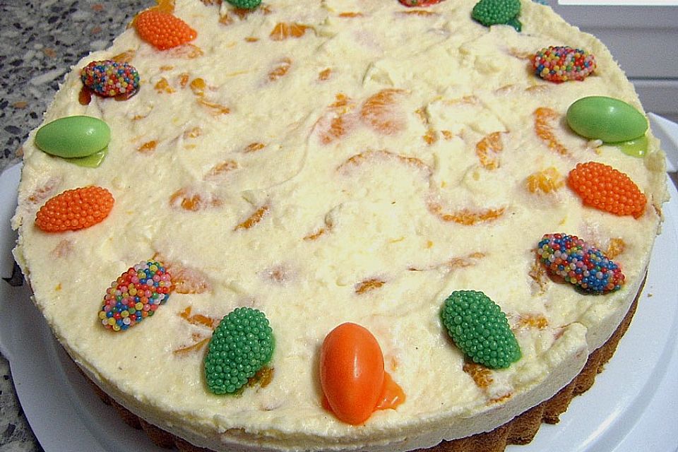 Schüttelkuchen - Pudding - Mandarinen