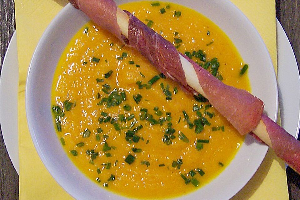 Möhren - Curry - Suppe