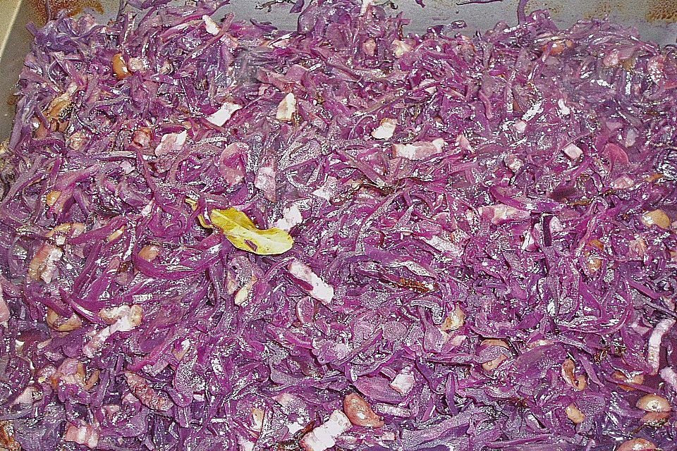 Rotkohl aus dem Backofen