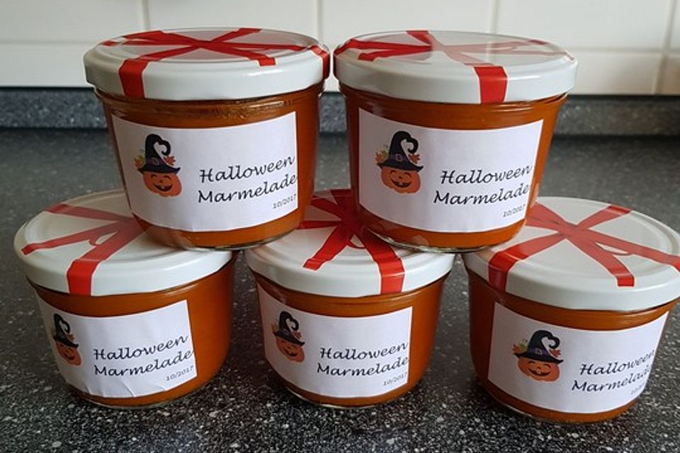 Halloween - Kürbis - Marmelade