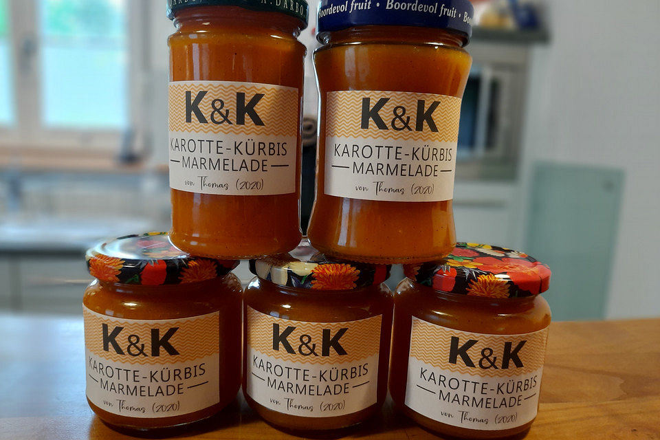 Halloween - Kürbis - Marmelade