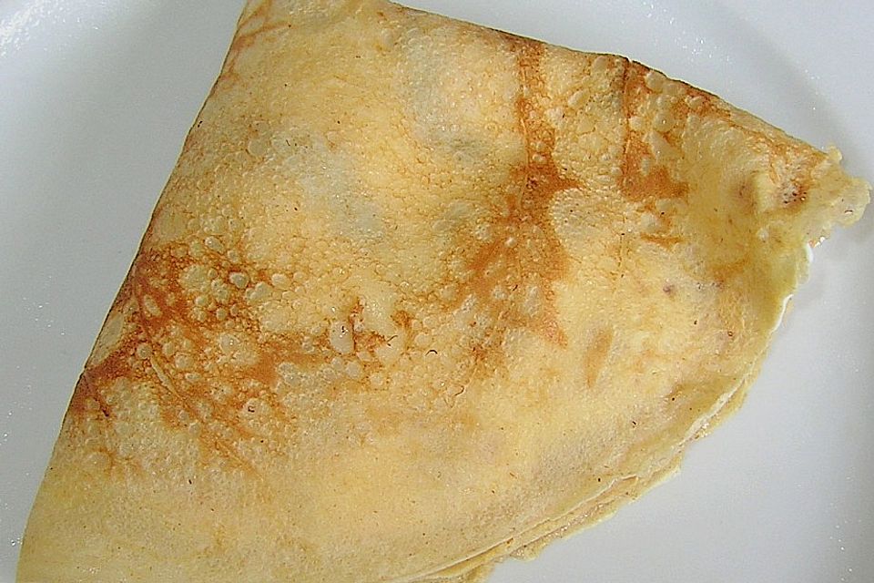 Crêpes mit Bananen-Quark