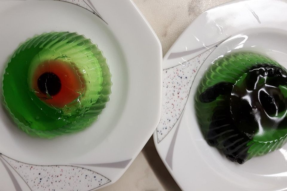 Wackelpudding mit Spinnen