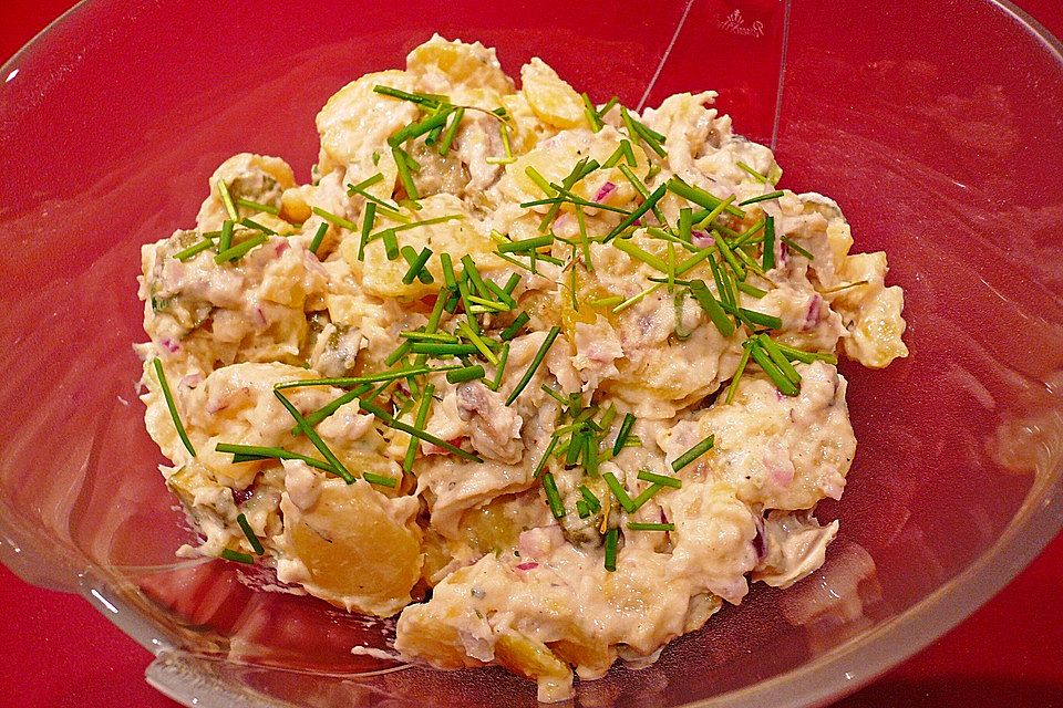 Kartoffelsalat für die Winterszeit