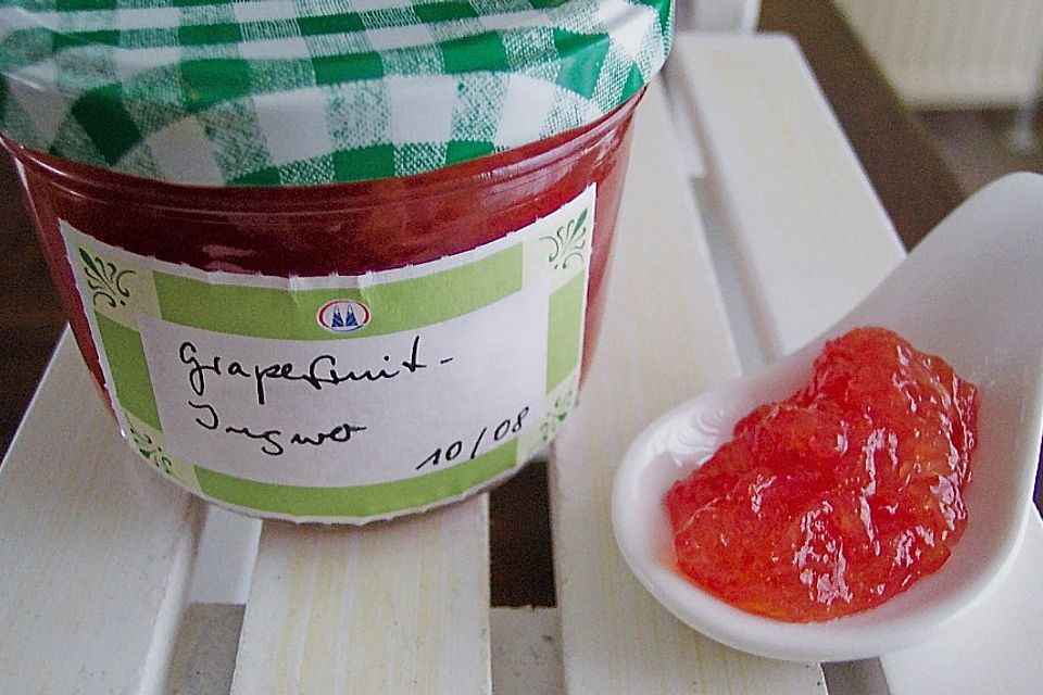 Grapefruit - Ingwer Marmelade