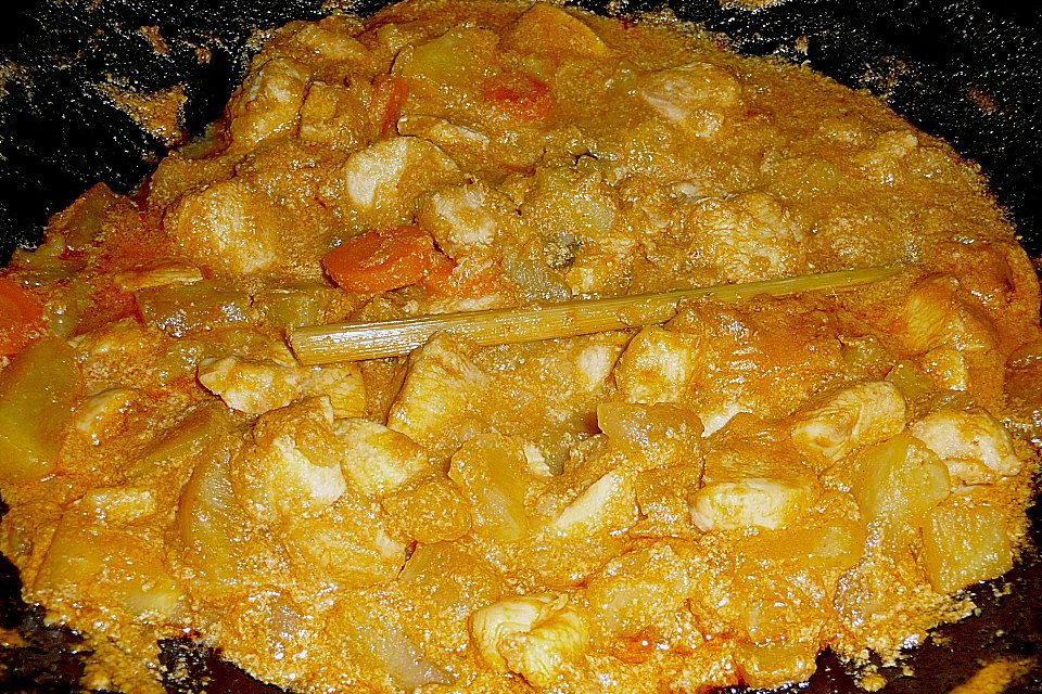 Hähnchencurry mit Süßkartoffeln