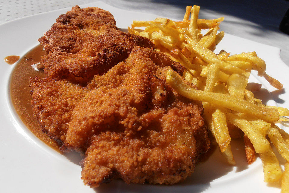 Jägerschnitzel mit Pfifferlingen